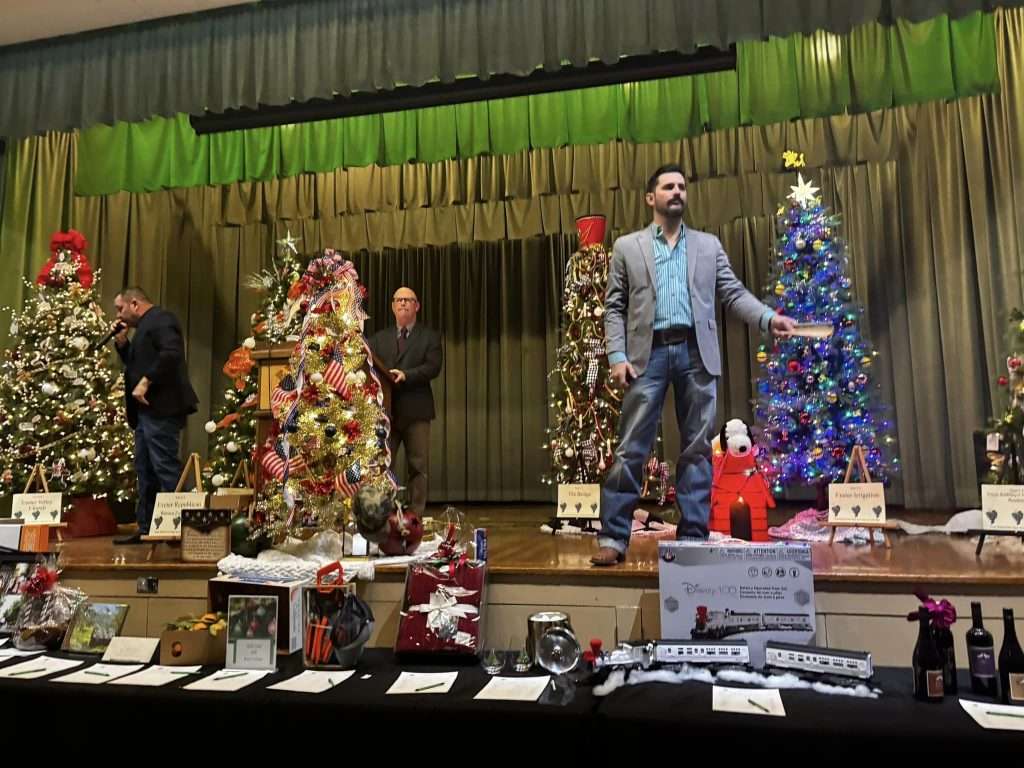 Decorated Christmas trees on display at Spirit of the Holidays
